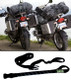 ROK Straps Adjustable Motorcycle straps 60" shown on the bike