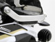 Denali T3 Ultra-Viz Puddle Light & Indicator Mounting Kit shown on Barkbusters hand guards