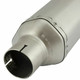 Lextek ST1 Stainless Steel Carbon Tip 60mm Slip on Exhaust End Can (Road Legal)