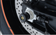 KTM 790 Duke R&G Racing Rear Spindle Sliders Paddock Stand Bobbins Orange