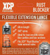 XCP Rust Blocker, Rust Protection Spray 400ml Aerosol Can + Free Extension Lance