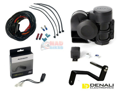 DENALI 120dB Compact Air Horn Kit BMW R1200GS LC & R1200GS Adventure ...