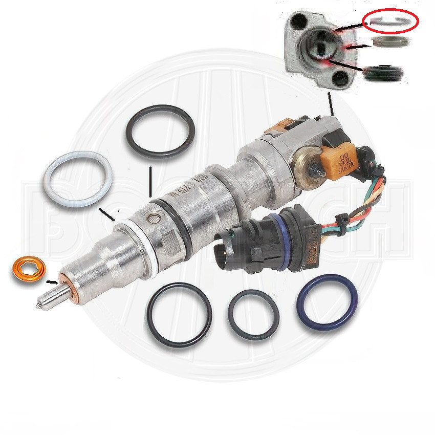 Ford 6.0L PowerStroke Fuel Injector Top Retaining Clip 2003-2010 - BT ...