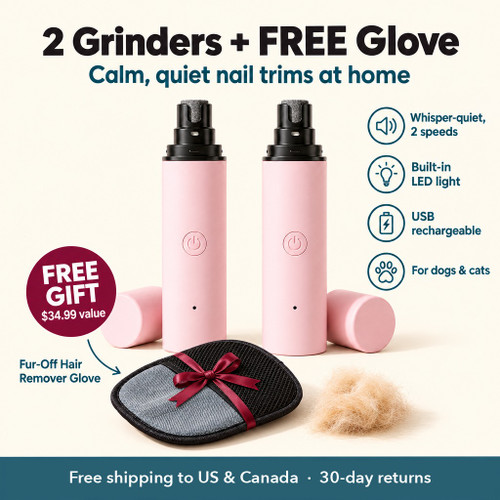 Quiet LED Pet Nail Grinder