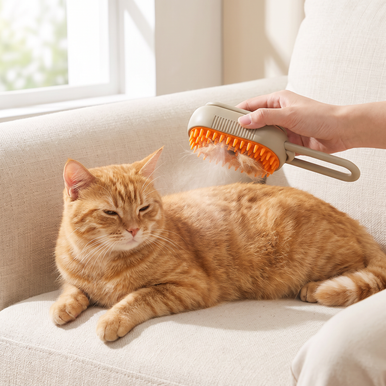 Mist Grooming Brush for Cats and Dogs