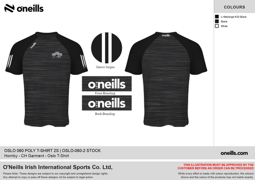 HRNB - Hornby Rugby League Club - Oslo T-Shirt (Adults)