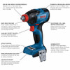 Bosch GDX18V-1860CN 18V 1/4 inch  and 1/2 inch Cordless Brushless Two-In-One Bit/Socket Impact Driver/Wrench (Tool Only) showing features of the impact driver/wrench
