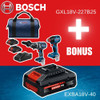 Bosch GXL18V-227B25 2-Tool Two-In-One Bit/Socket Impact Driver/Wrench  and 1/2 inch Hammer Drill/Driver Combo Kit