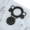 Makita W107418353 Fleece Filter Bags - 5pk showing mounting bracket Makita W107418353 Fleece Filter Bags - 5pk showing mounting bracket