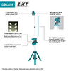 Makita DML814 18V LXT 3-Way LED Tower Light (Tool Only) showing features of the light tower