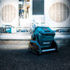 Makita ML003G 18V LXT / 40V MAX XGT Cordless 1,100 Lumen LED Worklight (Tool Only) showing in use illuminating large work area