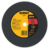 DeWalt DW8004 HP 12 inch x 7/64 inch x 1 inch Metal Cutting Cut-Off Wheel showing with label