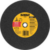 DeWalt DW8005 HP 10 inch x 7/64 inch x 5/8 inch Metal Cutting Cut-Off Wheel showing with label