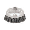 DeWalt DW4917 HP 6 Inch Knotted Wire Cup Brush DeWalt DW4917 HP 6 Inch Knotted Wire Cup Brush