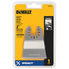 DeWalt 2 inch Oscillating Rigid Scraper Blade showing blade in packaging DeWalt 2 inch Oscillating Rigid Scraper Blade showing blade in packaging