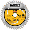 DeWalt DWAF16542 FLEXVOLT 6-1/2 inch x 42T TrackSaw Blade DeWalt DWAF16542 FLEXVOLT 6-1/2 inch x 42T TrackSaw Blade