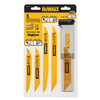 DeWalt DWAR8SETCS 8pc Bi-Metal Reciprocating Saw Blade Set with Case showing kit in packaging
