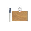 Freud 20-100 1/4 Inch 90° V Grooving Router Bit - 1/4 Inch Shank