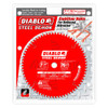 Diablo D0770F Steel Demon 7-1/4 inch x 70T Carbide-Tipped Metal Cutting Saw Blade showing in packaging Diablo D0770F Steel Demon 7-1/4 inch x 70T Carbide-Tipped Metal Cutting Saw Blade showing in packaging