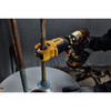 DeWalt DWACPRIR IMPACT CONNECT Copper Pipe Cutter Attachment showing in use cutting copper pipe going into hot water type