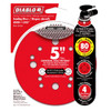 Diablo DCD050080H04G 5 inch 80 Grit Hook  and Lock Random Orbital Sandpaper (ROS) Sanding Discs - 4pk Diablo DCD050080H04G 5 inch 80 Grit Hook  and Lock Random Orbital Sandpaper (ROS) Sanding Discs - 4pk