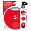 Diablo DCD050120P05G 5 inch 120 Grit StickFast PSA Random Orbital Sandpaper (ROS) Sanding Discs - 5pk Diablo DCD050120P05G 5 inch 120 Grit StickFast PSA Random Orbital Sandpaper (ROS) Sanding Discs - 5pk