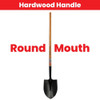 Summit ST10230 Round Mouth Shovel with Long Hardwood Handle
