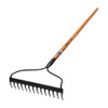 Summit ST10250 14-Tine Bow Rake with Long Hardwood Handle
