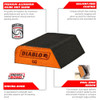 Diablo DFBCOMBMED01G 4 inch x 2-1/2 inch x 1 inch 60-Grit Orange Dual-Edge Sanding Sponge Diablo DFBCOMBMED01G 4 inch x 2-1/2 inch x 1 inch 60-Grit Orange Dual-Edge Sanding Sponge