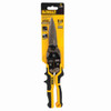 DeWalt DWHT14681 Straight Long Cut Ergo Aviation Snip showing in packaging