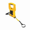 DeWalt DWHT34066 30 meter / 100 feet Fiberglass Long Tape Measure showing with first few inches pulled out showing the tape measure blade DeWalt DWHT34066 30 meter / 100 feet Fiberglass Long Tape Measure showing with first few inches pulled out showing the tape measure blade