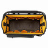 DeWalt DWST560106 20 inch Professional Tool Tote showing the pockets inside of the bag DeWalt DWST560106 20 inch Professional Tool Tote showing the pockets inside of the bag