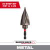 Milwaukee 48-89-9249 SHOCKWAVE Impact Duty #9 7/8 inch - 1-1/8 Inch Step Drill Bit Milwaukee 48-89-9249 SHOCKWAVE Impact Duty #9 7/8 inch - 1-1/8 Inch Step Drill Bit
