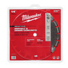 Milwaukee 49-93-7240 14 inch Diamond Asphalt  and Green Concrete Segmented Blade showing blade in packaging Milwaukee 49-93-7240 14 inch Diamond Asphalt  and Green Concrete Segmented Blade showing blade in packaging