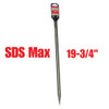 Truwerx 46175 19-3/4 inch SDS Max Rotary Hammer Bull Point Chisel