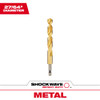 Milwaukee 48-89-4624 SHOCKWAVE 27/64 inch Titanium Drill Bit with RED HELIX Milwaukee 48-89-4624 SHOCKWAVE 27/64 inch Titanium Drill Bit with RED HELIX