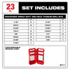 Milwaukee 48-89-4631 23pc SHOCKWAVE Impact Duty RED HELIX Titanium Drill Bit Set