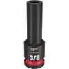 Milwaukee 49-66-6220 SHOCKWAVE Impact Duty 3/8 inch 1/2 inch Drive SAE 6pt Deep Socket Milwaukee 49-66-6220 SHOCKWAVE Impact Duty 3/8 inch 1/2 inch Drive SAE 6pt Deep Socket