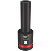 Milwaukee 49-66-6269 SHOCKWAVE Impact Duty 8mm 1/2 inch Drive Metric 6pt Deep Socket Milwaukee 49-66-6269 SHOCKWAVE Impact Duty 8mm 1/2 inch Drive Metric 6pt Deep Socket