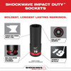Milwaukee 49-66-6279 SHOCKWAVE Impact Duty 18mm 1/2 inch Drive Metric 6pt Deep Socket Milwaukee 49-66-6279 SHOCKWAVE Impact Duty 18mm 1/2 inch Drive Metric 6pt Deep Socket