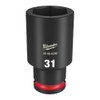 Milwaukee 49-66-6292 SHOCKWAVE Impact Duty 31mm 1/2 Inch Drive Metric 6pt Deep Socket Milwaukee 49-66-6292 SHOCKWAVE Impact Duty 31mm 1/2 Inch Drive Metric 6pt Deep Socket