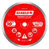 Diablo DMADC1000 10 Inch Diamond Continuous Rim Masonry Cut Off Disc Diablo DMADC1000 10 Inch Diamond Continuous Rim Masonry Cut Off Disc