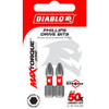 Diablo DPH21P2 1 inch #2 Phillips Drive Bits - 2pk Diablo DPH21P2 1 inch #2 Phillips Drive Bits - 2pk