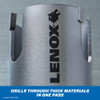 Lenox LXAH4414 4-1/4 inch Carbide Tipped Multi-Material Hole Saw