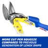 Lenox LXHT14345 Offset Straight-Cut Aviation Snips