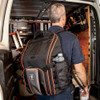 Klein Tools 55655 Tradesman Pro Tool Station Tool Bag Backpack with Work Light Klein Tools 55655 Tradesman Pro Tool Station Tool Bag Backpack with Work Light