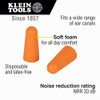 Klein Tools 6054050 Foam Earplugs - 50-Pair Dispenser Pack