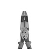 Klein Tools J215-8CR Hybrid Pliers with Crimper and Wire Stripper showing the jaws of pliers
