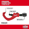 Milwaukee 48-22-4253 2-1/2 inch Quick Adjust Copper Tubing Cutter showing features of the pipe cutter Milwaukee 48-22-4253 2-1/2 inch Quick Adjust Copper Tubing Cutter showing features of the pipe cutter