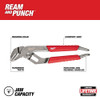 Milwaukee 48-22-6306 6 inch Comfort Grip Straight-Jaw Pliers showing features of the pliers Milwaukee 48-22-6306 6 inch Comfort Grip Straight-Jaw Pliers showing features of the pliers